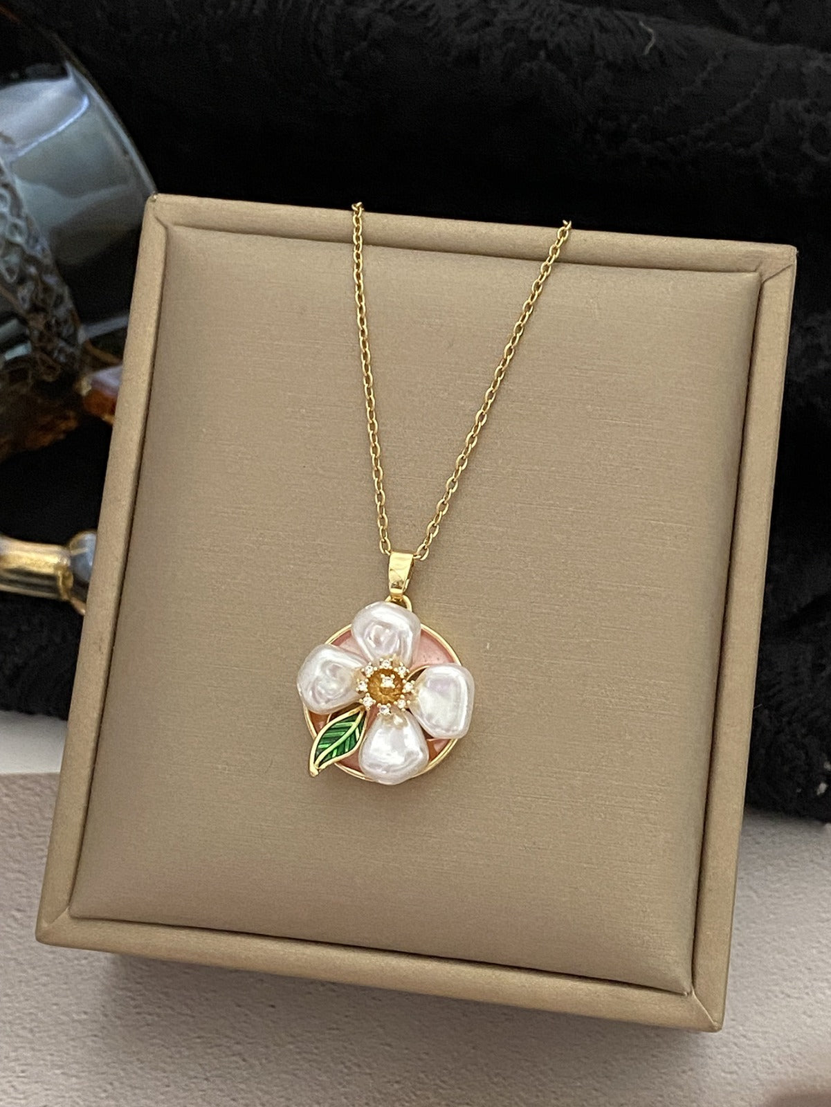 Necklace With Handmade Artistic Pendant