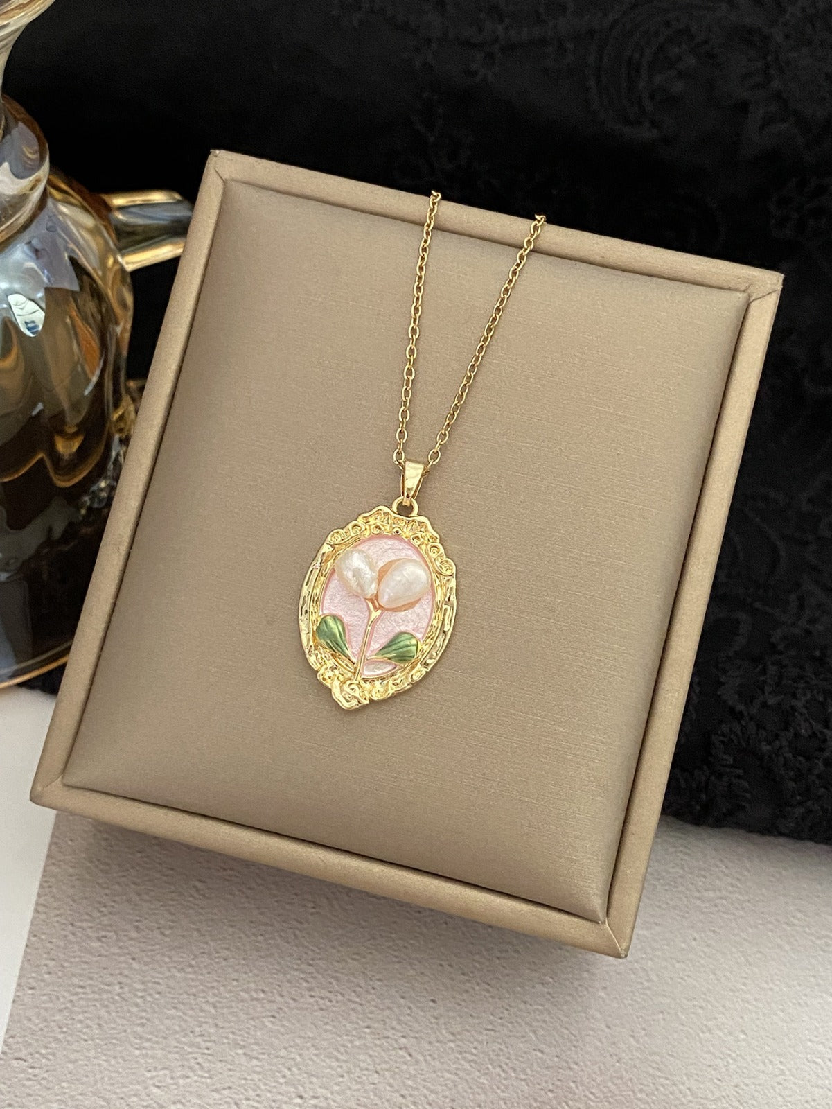 Necklace With Handmade Artistic Pendant