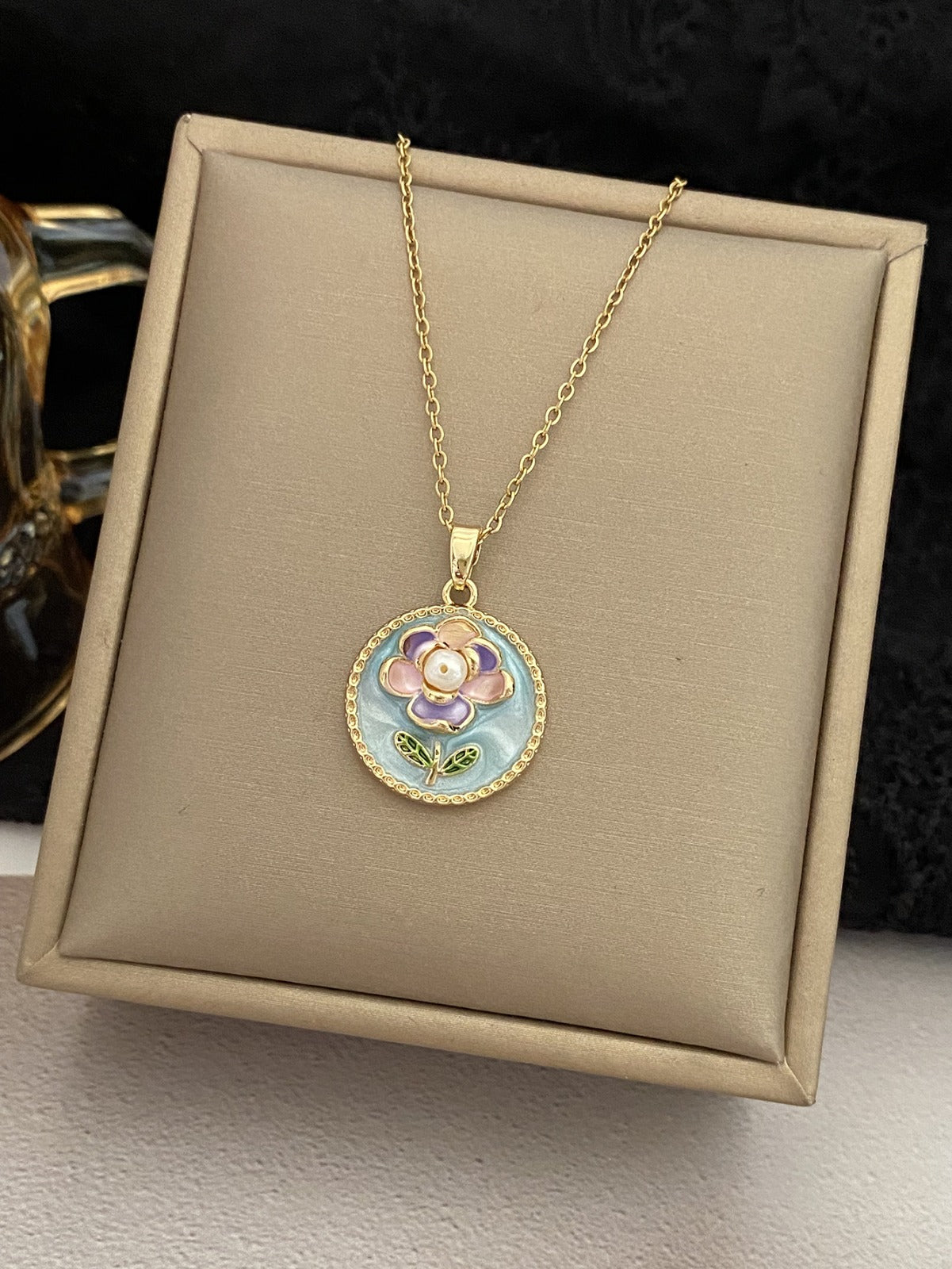 Necklace With Handmade Artistic Pendant