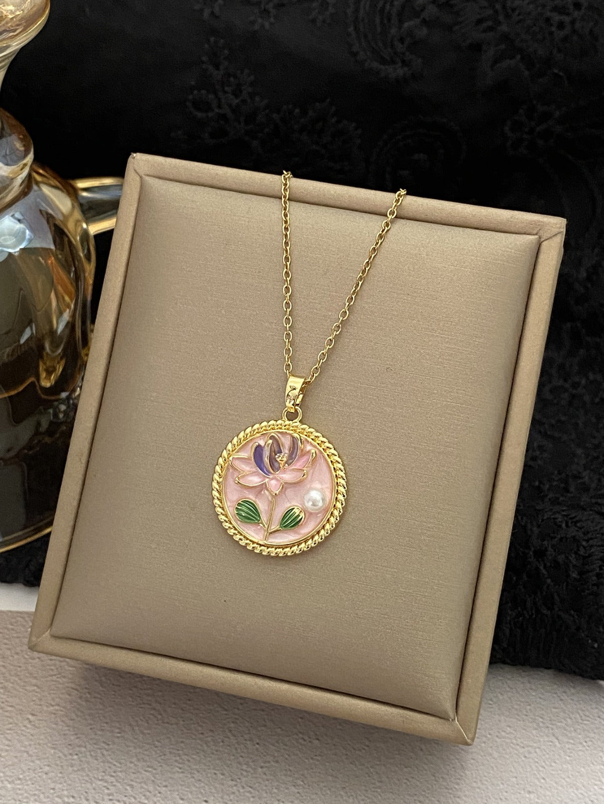 Necklace With Handmade Artistic Pendant