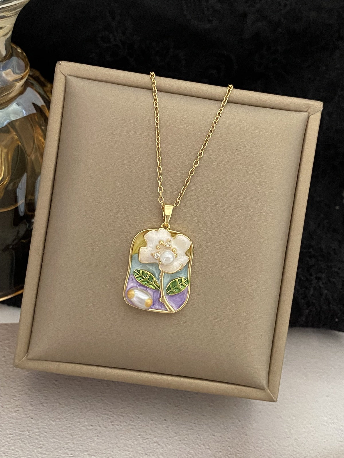 Necklace With Handmade Artistic Pendant