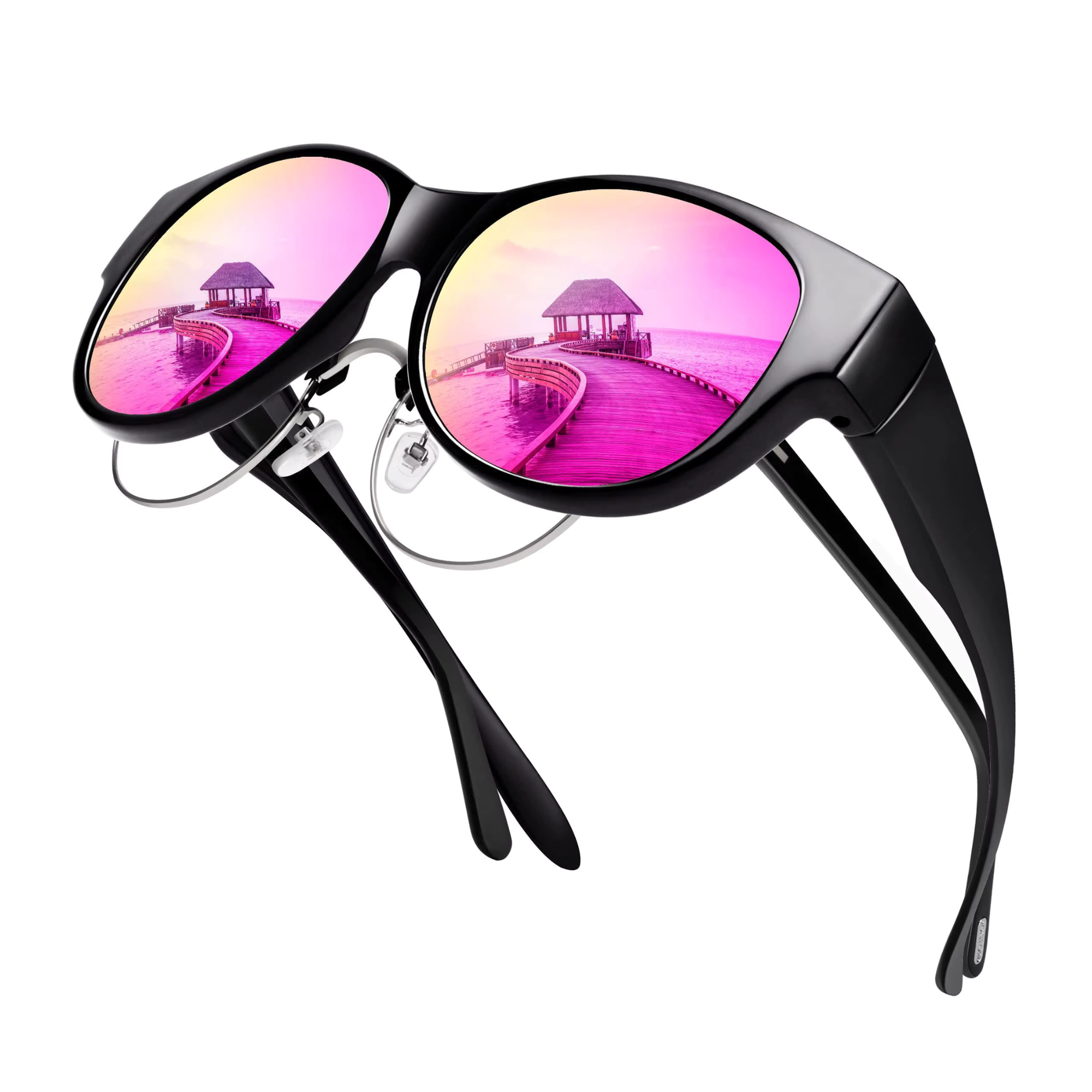 Fit Over Glasses Sunglasses - Polarized 100% & UV400 Protection