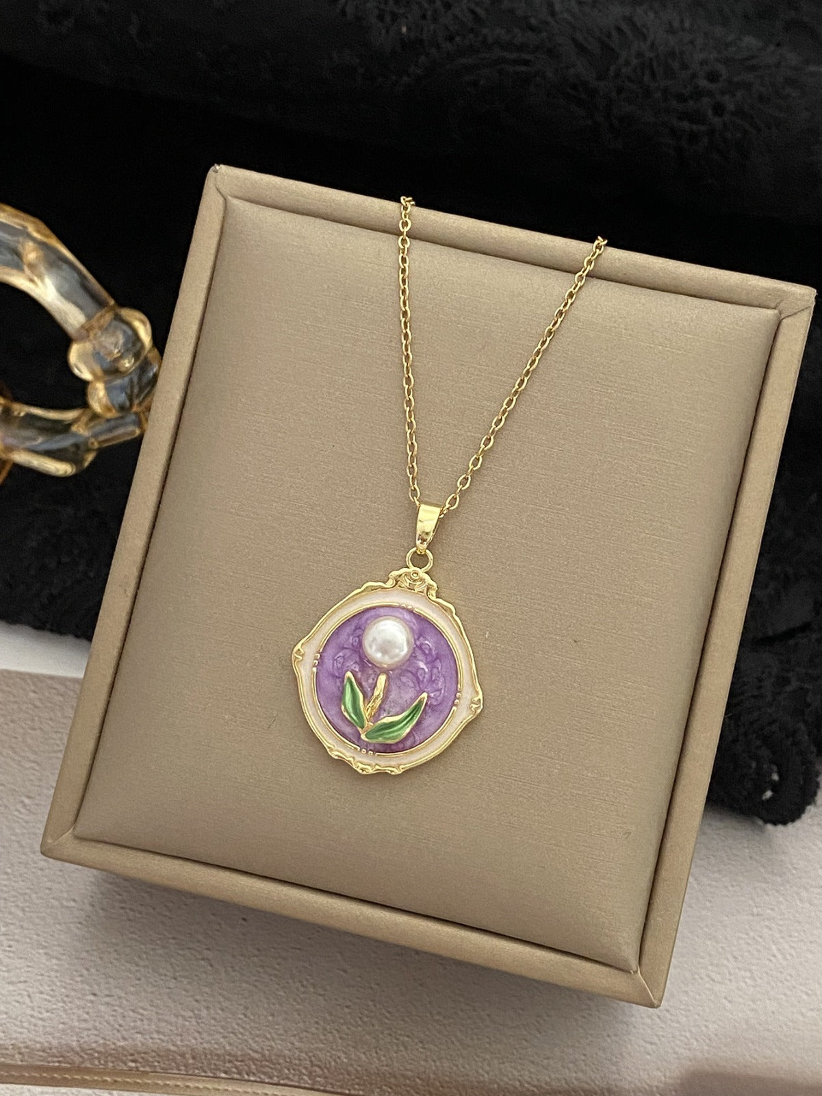 Necklace With Handmade Artistic Pendant