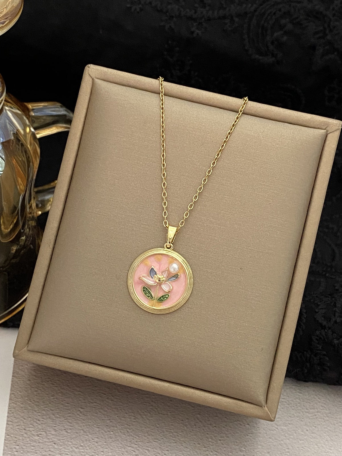 Necklace With Handmade Artistic Pendant