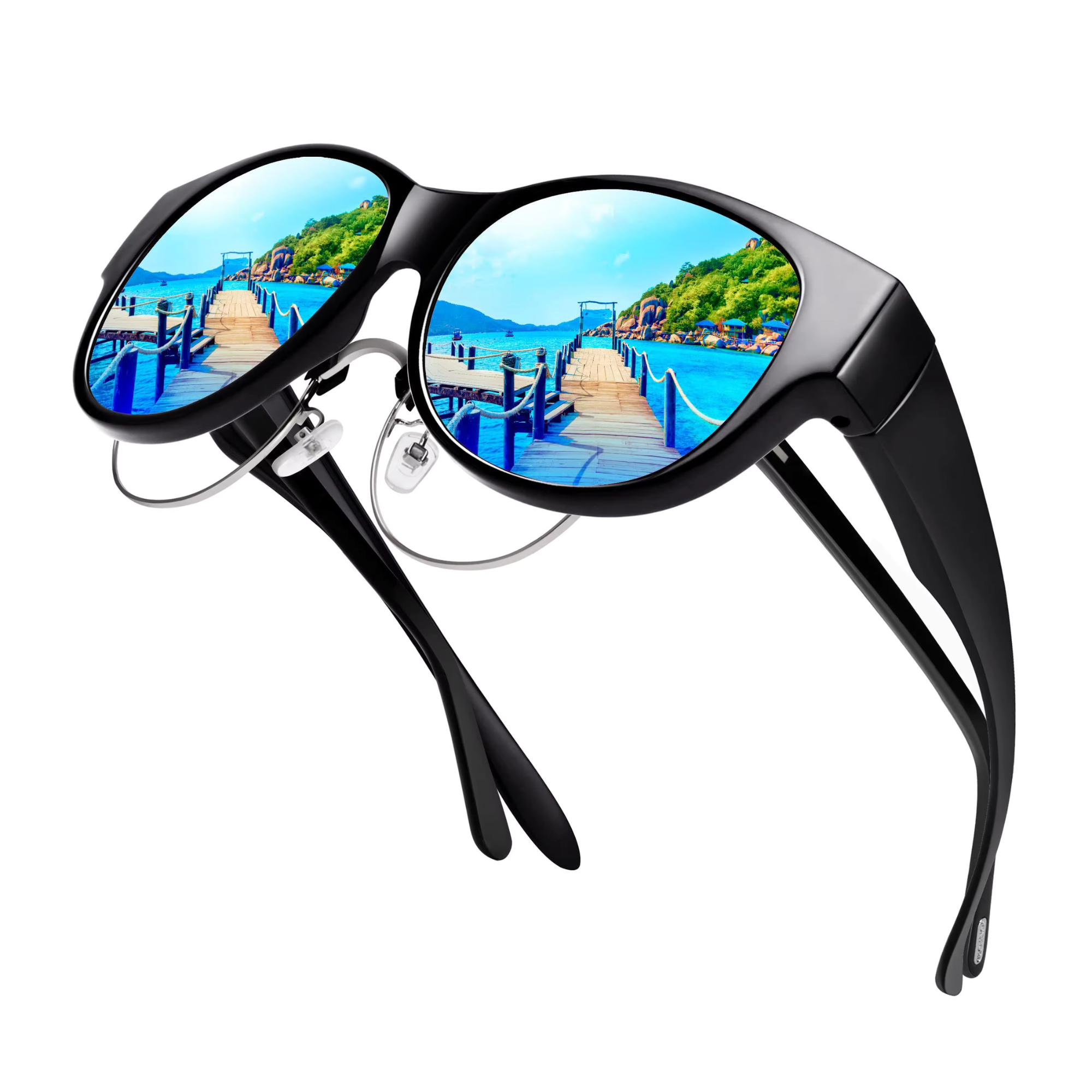 Fit Over Glasses Sunglasses - Polarized 100% & UV400 Protection