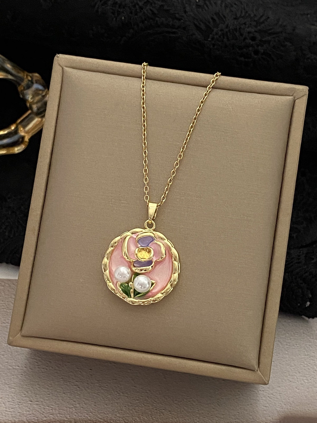 Necklace With Handmade Artistic Pendant