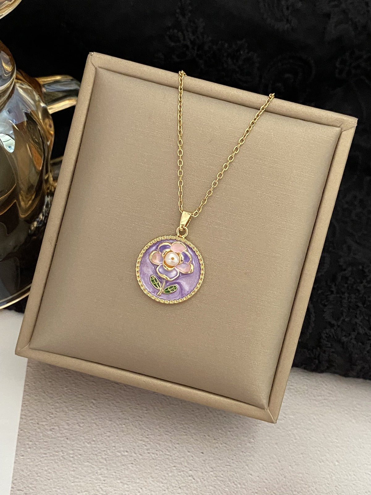 Necklace With Handmade Artistic Pendant