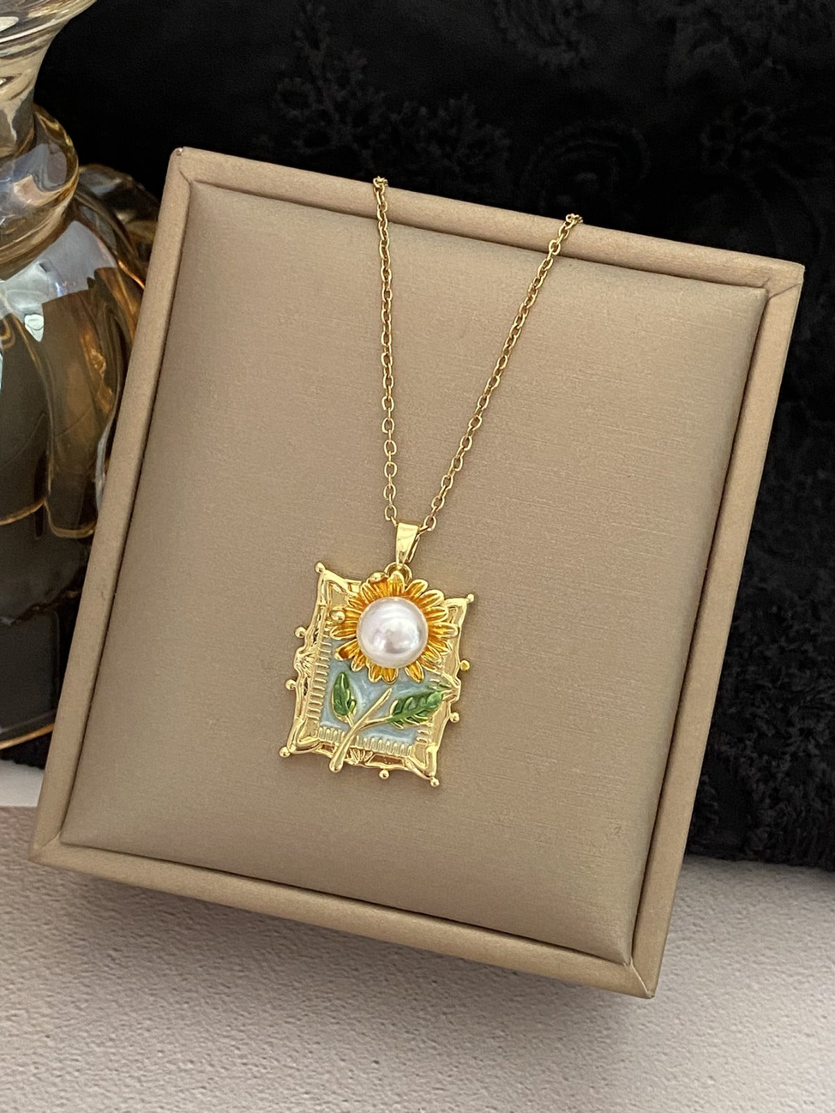 Necklace With Handmade Artistic Pendant