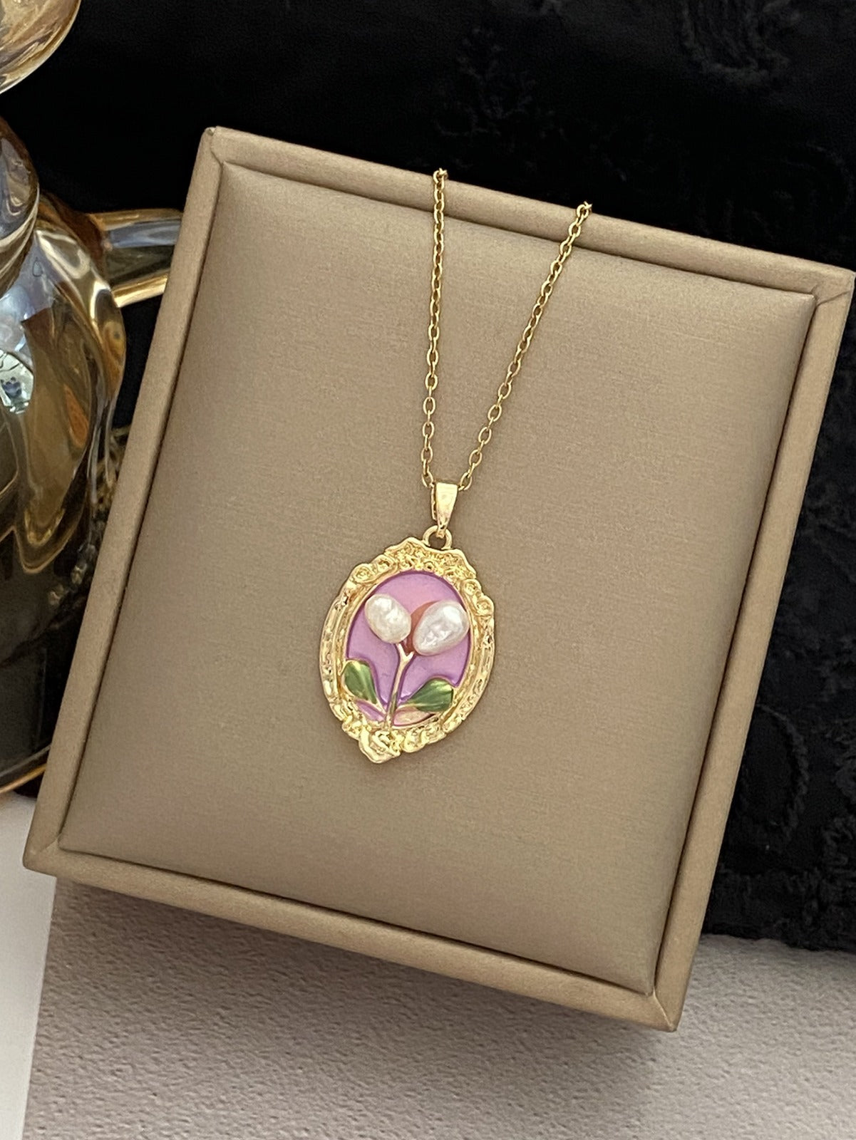 Necklace With Handmade Artistic Pendant