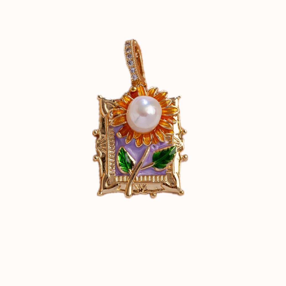 Violet Van Gogh Enchantment pendant