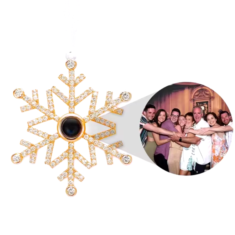 Personalised Snowflake Ornament with Photo