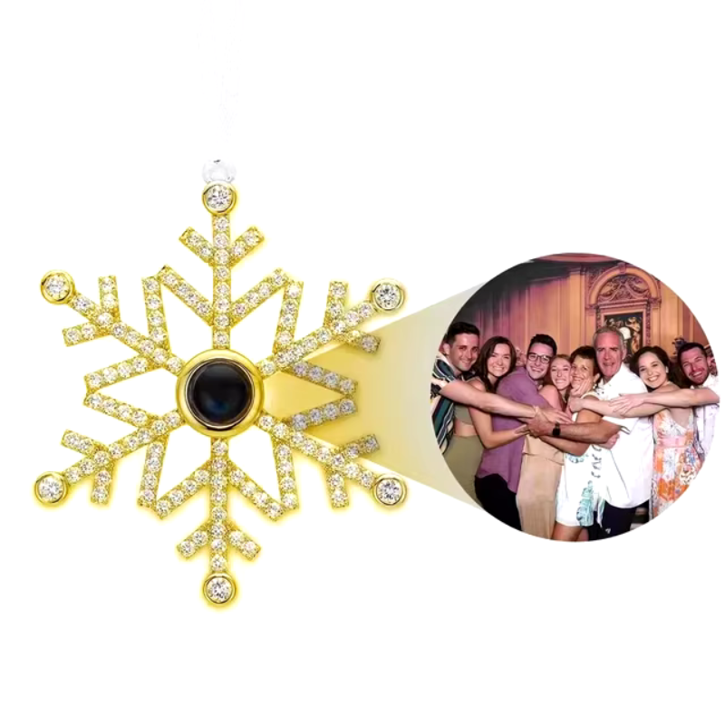 Personalised Snowflake Ornament with Photo