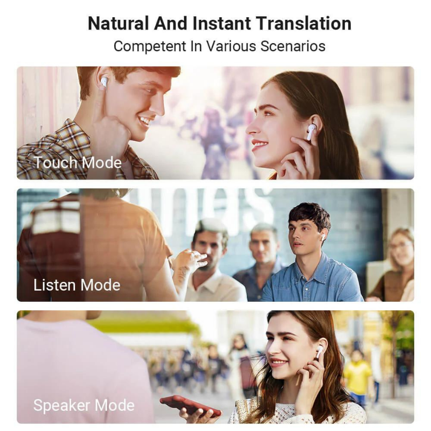 uniSpeak™ - Translate Earbuds 3-in-1