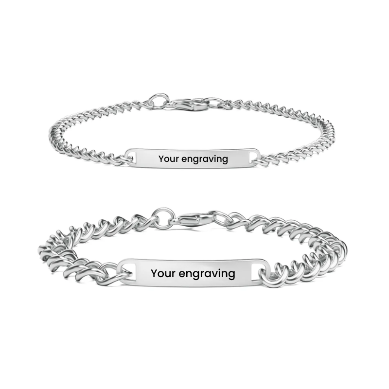 Engraving Couples Bracelet