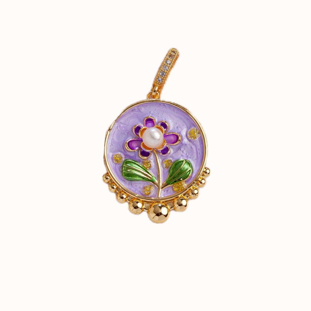 Violet Scent pendant