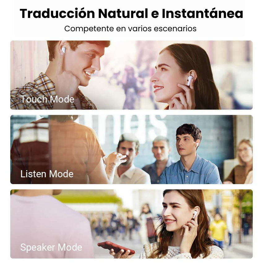 easySpeak™ - Auriculares Traductores TODO-en-1