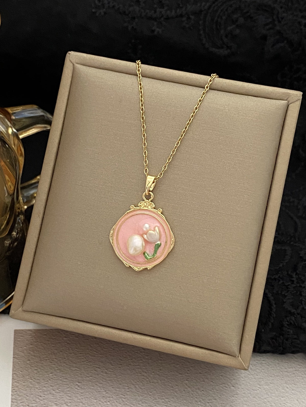 Necklace With Handmade Artistic Pendant