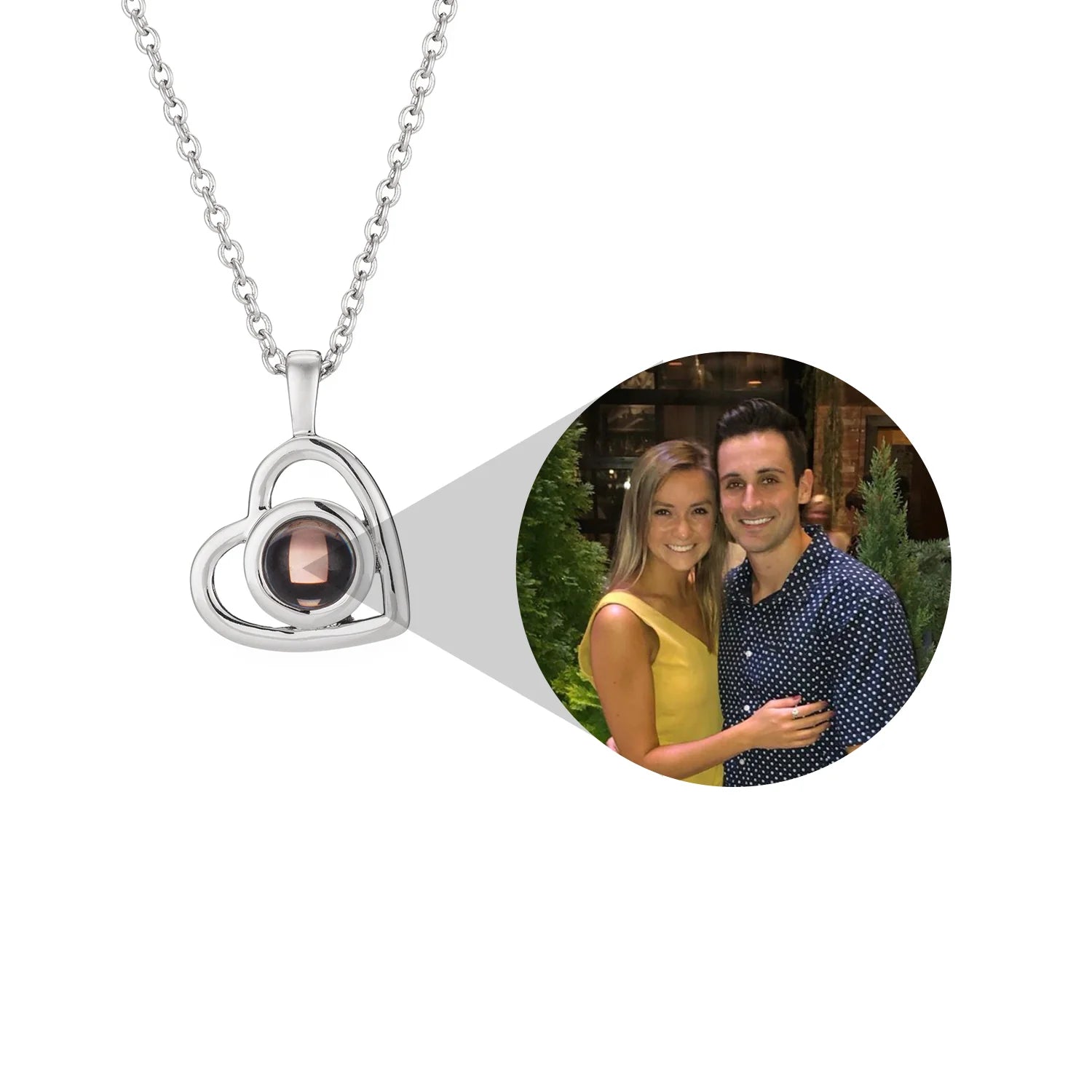 Personalised necklace with photo